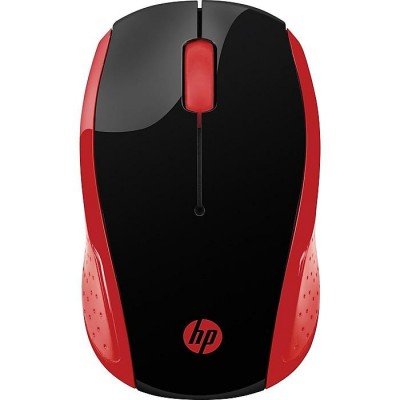 Hp mouse wireless optic 1000dpi. culoare: negru/ rosu. dimensiune: 9.5