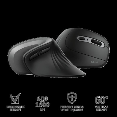 Mouse fara fir trust verro ergonomic wireless mouse  specifications general