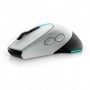 Mouse wireless Dell Alienware Gaming AW610M, 16000 dpi, 7 butoane, Lunar Light