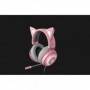 Casti cu microfon razer kraken kitty ed. quartz usb 7.1