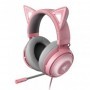 Casti cu microfon razer kraken kitty ed. quartz usb 7.1