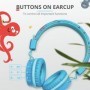 Casti cu microfon trust comi bluetooth wireless kids headphones -