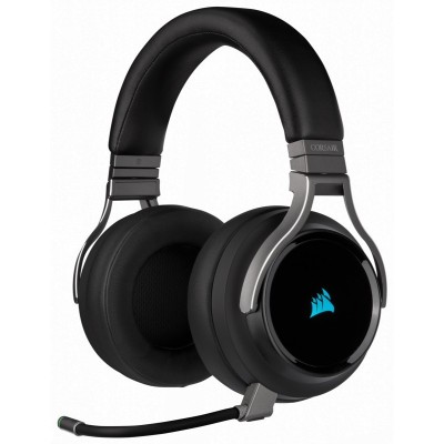 Casti gaming wireless corsair virtuoso rgb surround 7.1 slipstream wireless