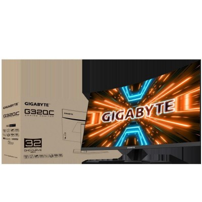 Monitor gaming gigabyte g32qc-ek panel size (diagonal): 32 display viewing