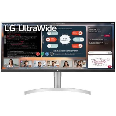 Monitor 34 lg 34wn650-w ips 2k 2560*1080 75 hz 21:9