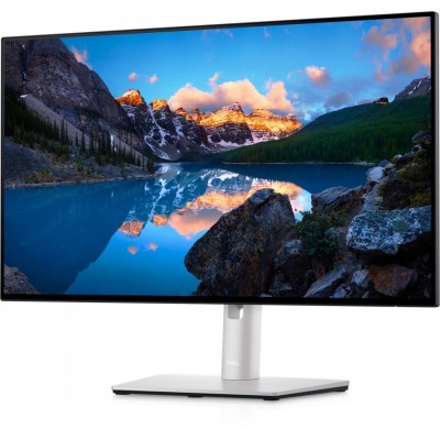 Monitor LED Dell U2422HE, 24 inch, IPS FHD, 5ms, 60 Hz, argintiu