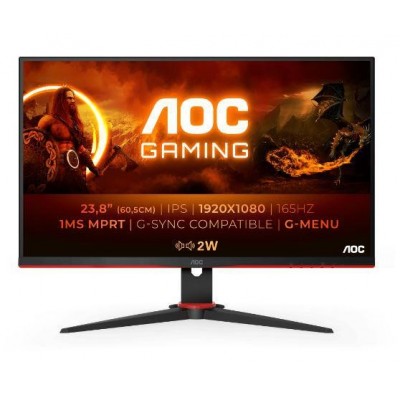 Monitor 23.8 aoc 24g2spu/bk