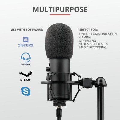 Microfon gxt256 exxo streaming mic usb  specifications general application home