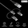 Cablu incarcare trust keyla extra-strong 3-in-1 usb cable 1m  specifications