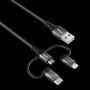 Cablu incarcare trust keyla extra-strong 3-in-1 usb cable 1m  specifications