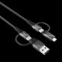 Cablu incarcare trust keyla extra-strong 4-in-1 usb cable 1m  specifications