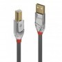 Cablu lindy 2m usb 2.0 type a to b cromo