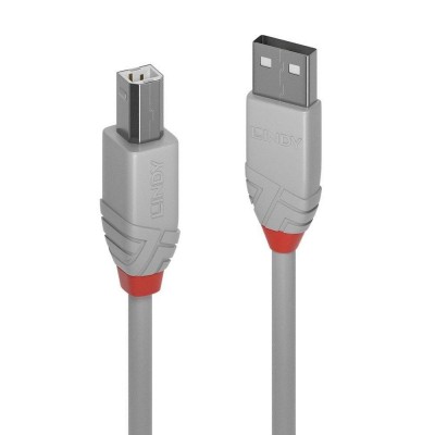 Cablu lindy 05m usb 2.0 type a to b anthra