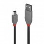 Cablu lindy 1m usb 2.0 type a to mini-b anthra