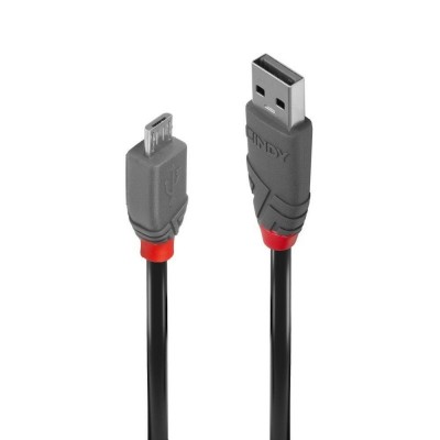 Cablu lindy 05m usb 2.0 type a to micro-b anthra