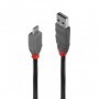 Cablu lindy 05m usb 2.0 type a to micro-b anthra