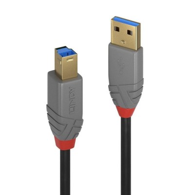 Cablu lindy 05m usb 3.0 typ a to b anthra