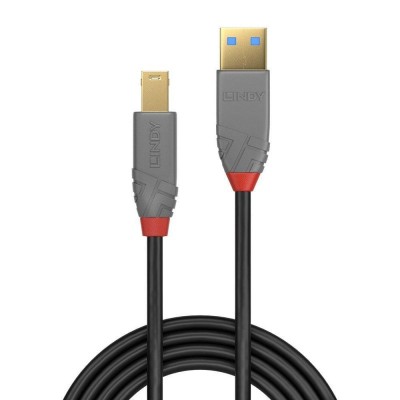 Cablu lindy 5m usb 3.0 typ a to b anthra