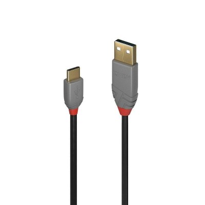 Cablu lindy 3m usb 2.0  type a to c anthra