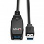 Cablu lindy 15m usb 3.0 active extension slim negru  technical