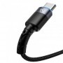 Cablu tellur usb to type-c cu led 3a nailon 1.2m