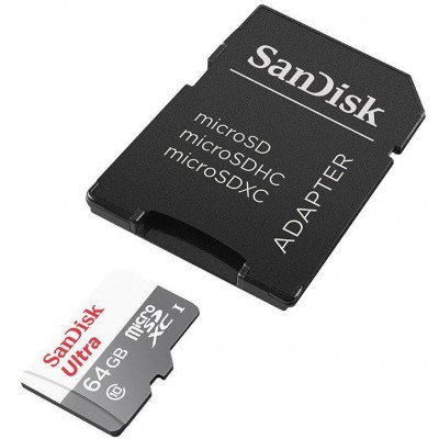 Micro secure digital card sandisk 64gb clasa 10 reading speed: