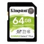 Sd card kingston 64gb canvas select plus clasa 10 uhs-i