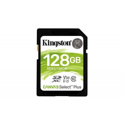 Sd card kingston 128gb canvas select plus clasa 10 uhs-i