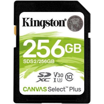 Sd card kingston 256gb canvas select plus clasa 10 uhs-i