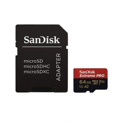 Micro secure digital card sandisk extreme 64gb clasa 10 r/w