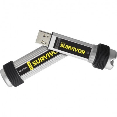 Usb flash drive corsair 32gb survivor ultra rugged usb3.0 argintiu/negru