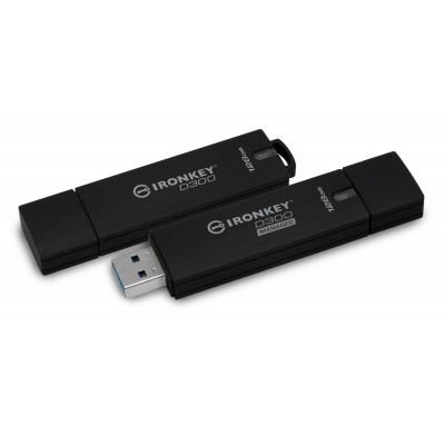 Usb flash drive kingston 128gb ironkey d300 managed encrypted usb