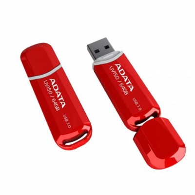 Usb flash drive adata 64gb uv150 usb3.0 rosu