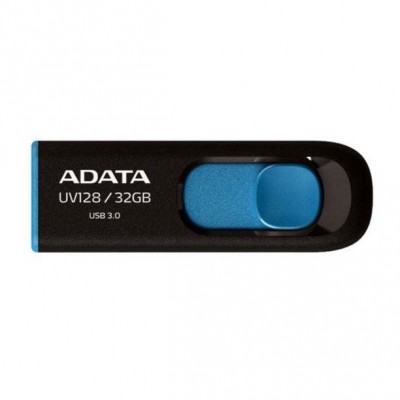 Usb flash drive adata 32gb uv128 usb3.0 black