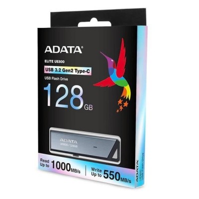 Usb flash drive adata 128gb ue800 usb type-c black