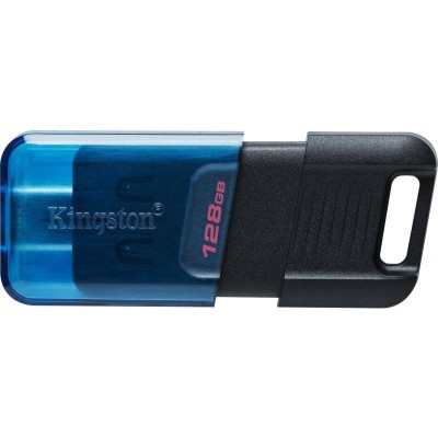 Usb flash drive kingston 128gb data traveler 80 usb-c 3.2