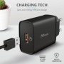 Incarcator rapid pentru perete qmax 18w ultra-fast usb-a wall charger