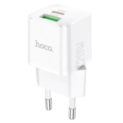 Incarcator retea Hoco N20, cablu lightning mFi, USB, UBC-C, Quick Charge 20W