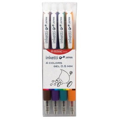 Set  4 pixuri cu gel PENAC Inketti - culori asortate