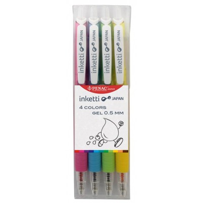 Set  4 pixuri cu gel PENAC Inketti - culori asortate