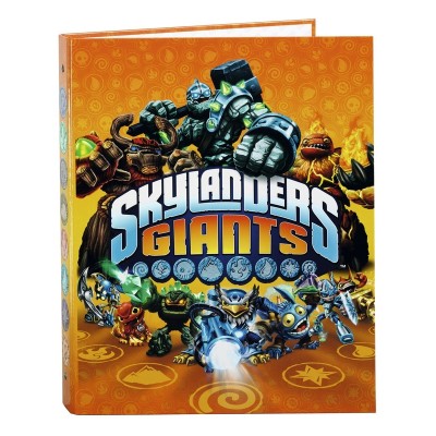 Biblioraft A4 cu 4 inele din carton colectia Skylanders