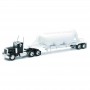 Camion diecast Peterbilt 379 cu trailer pentru marfa