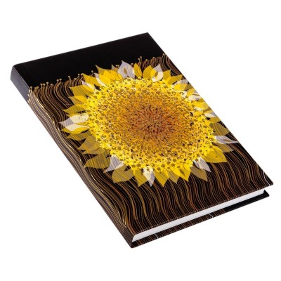 Agenda A5 embosata Starry Sunflower