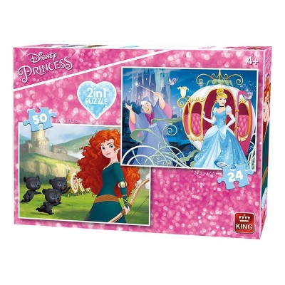 Puzzle 2 in 1 Princess Brave si Cinderrela