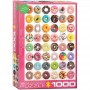 Puzzle 1000 piese Donuts Tops