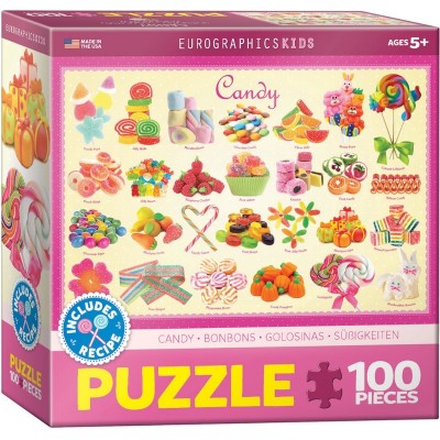 Puzzle 100 piese Candy