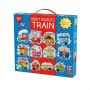 Puzzle mare 12 in 1 tren