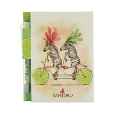 Carnetel de buzunar Fruity Scooty Zebra