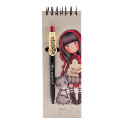 Carnet cu pix Gorjuss Little Red Riding Hood