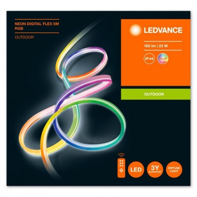 Banda led rgb pentru exterior ledvance neon digital flex 23w